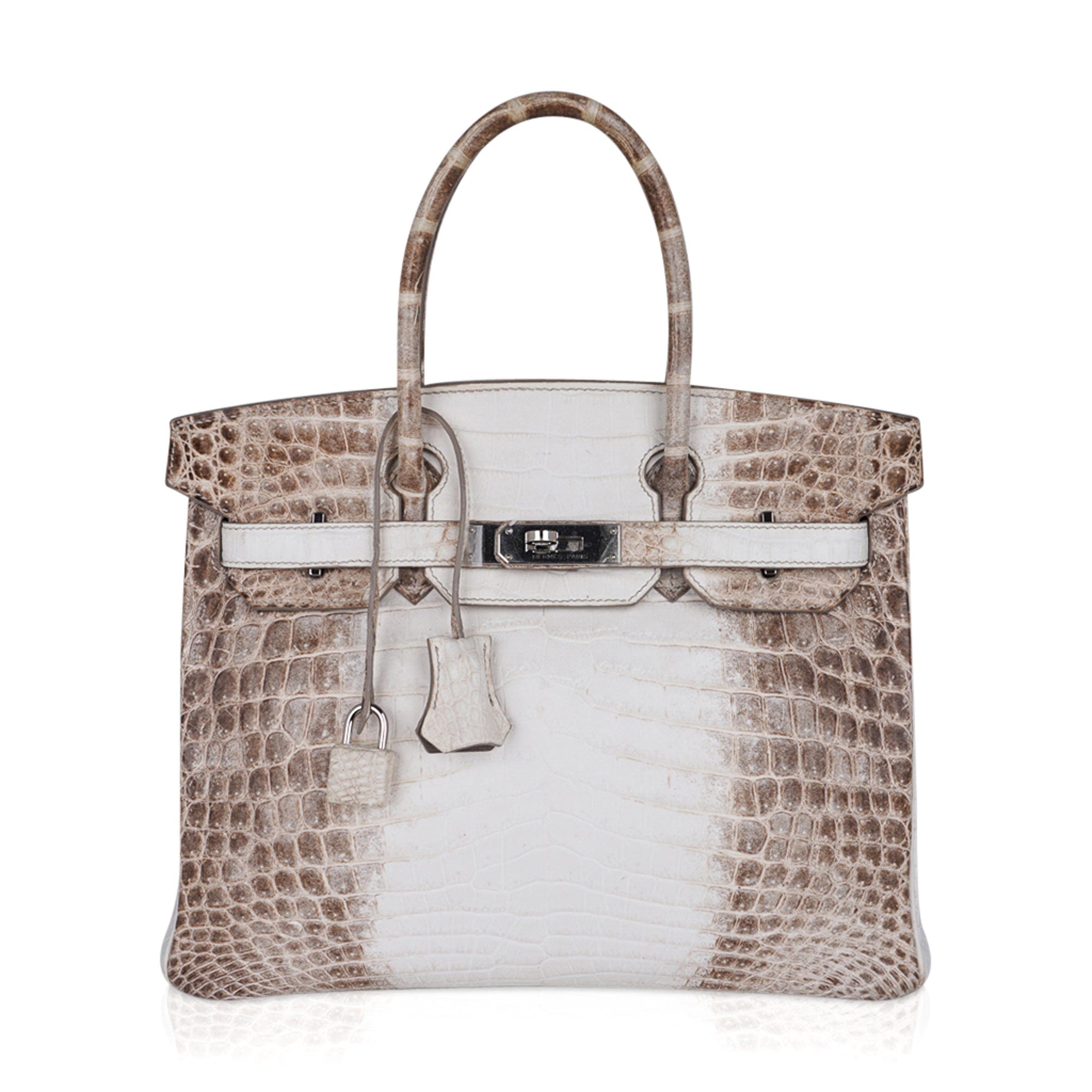 Hermes Birkin 30 Bag Himalaya Blanc Crocodile Palladium Hardware ...